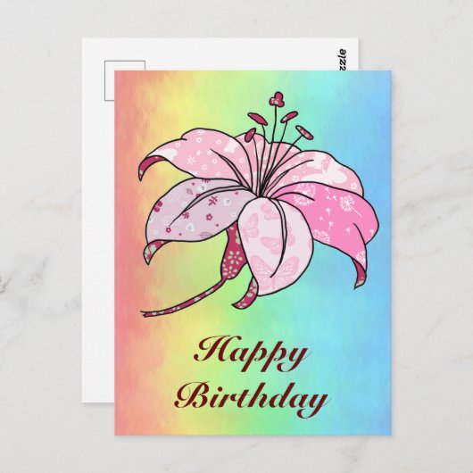 Lilie  ポストカード (正面/裏面)