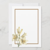 Liliesの死別を考える感謝の意 招待状 (裏面)