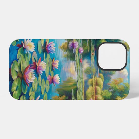 Lilies in the River iPhoneケース (裏面横)