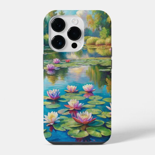 Lilies in the River iPhoneケース (裏面)