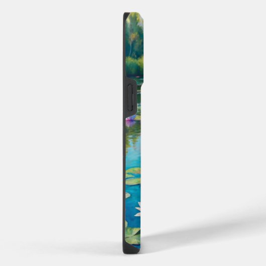 Lilies in the River iPhoneケース (右側面)