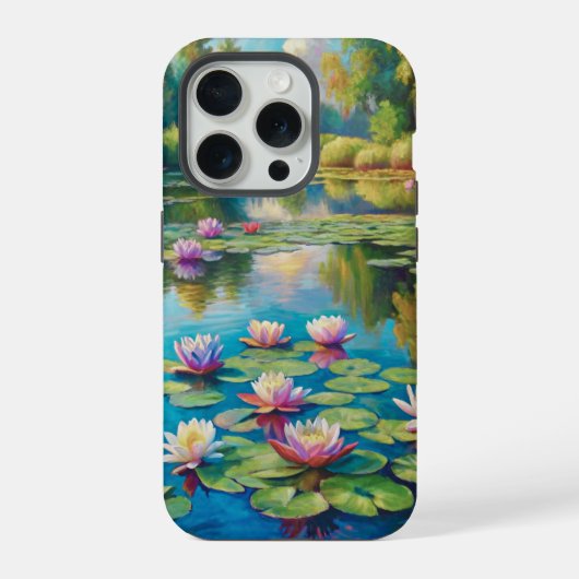 Lilies in the River iPhoneケース (裏面)