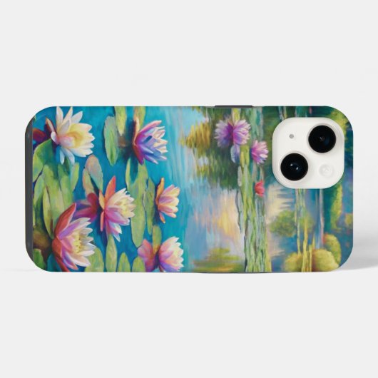 Lilies in the River iPhoneケース (裏面横)