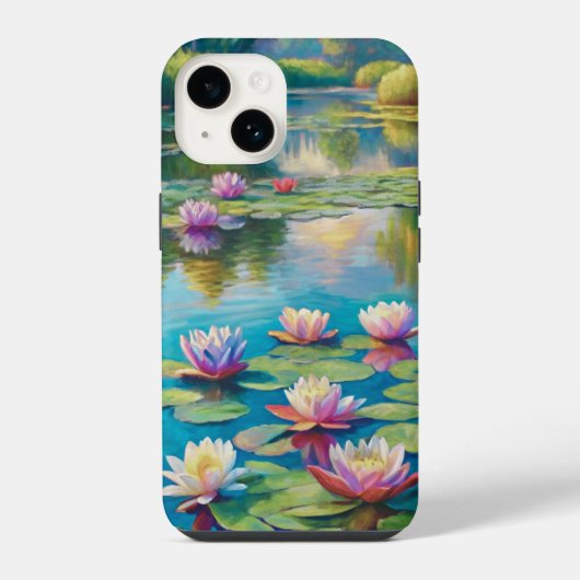 Lilies in the River iPhoneケース (裏面)
