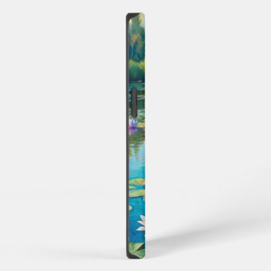 Lilies in the River iPhoneケース (右側面)