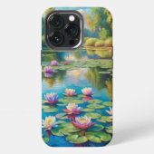 Lilies in the River iPhoneケース (裏面)