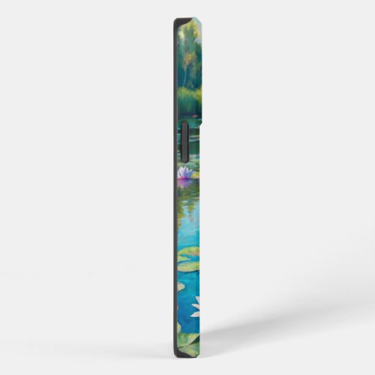 Lilies in the River iPhoneケース (右側面)