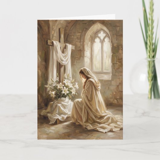 Lilies of His Love Easter Card カード (正面)