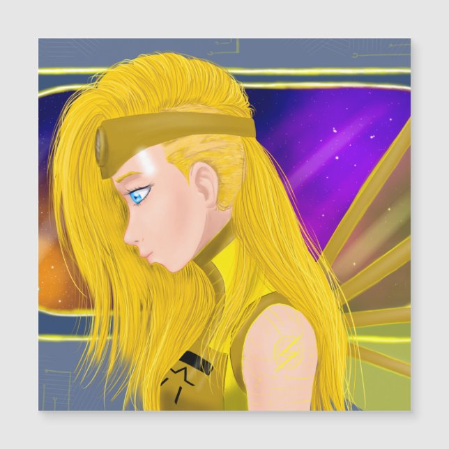 Lilin OC – サイボーグエンジェル – スターセットインスパイアアート (正面)