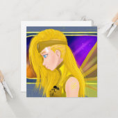 Lilin OC – サイボーグエンジェル – スターセットインスパイアアート カード (正面/裏面インサイチュ)