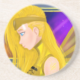 Lilin OC – サイボーグエンジェル – スターセットインスパイアアート コースター