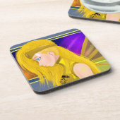 Lilin OC – サイボーグエンジェル – スターセットインスパイアアート コースター (左側)