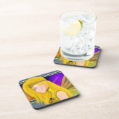 Lilin OC – サイボーグエンジェル – スターセットインスパイアアート コースター (右側)