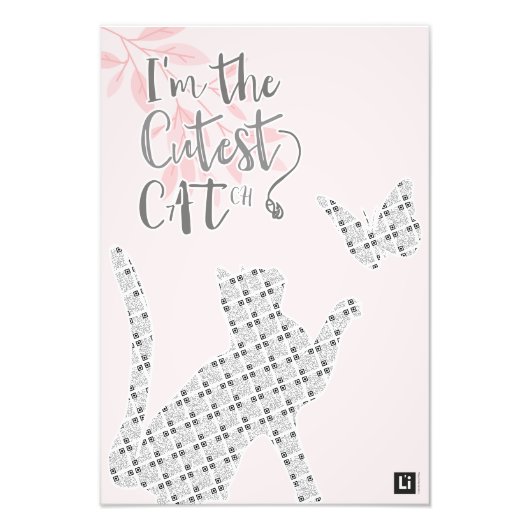 Lil'Inspirations #15 - I'm the cutest CATch フォトプリント (正面)