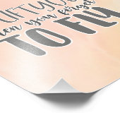 Lil'Inspirations #17 - Good friends lift you... フォトプリント (角)