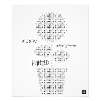Lil'Inspirations #18 - Bloom where you are planted フォトプリント