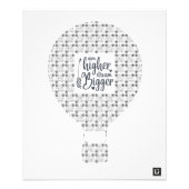 Lil'Inspirations #1 - Aim higher, dream bigger フォトプリント (正面)