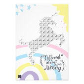 Lil'Inspirations #21 - Different does not mean... フォトプリント (正面)