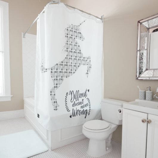 Lil'Inspirations #23 - Different does not mean...  シャワーカーテン (インサイチュ)