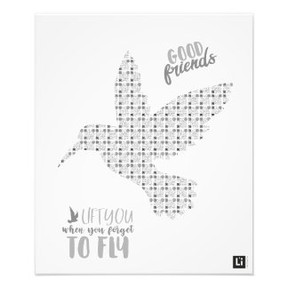 Lil'Inspirations #2 - Good friends lift you... フォトプリント