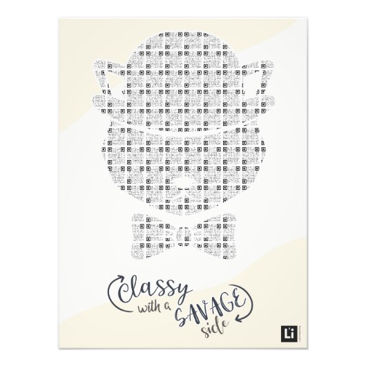 Lil'Inspirations #33 - Classy with a savage side フォトプリント (正面)