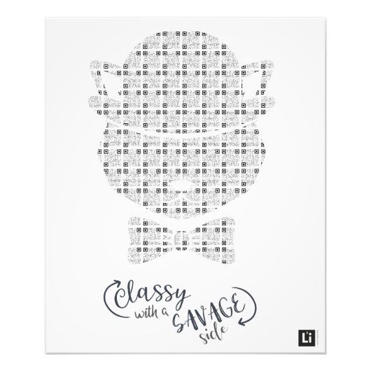 Lil'Inspirations #35 - Classy with a savage side フォトプリント (正面)