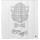 Lil'Inspirations #35 - Classy with a savage side D シャワーカーテン (正面)