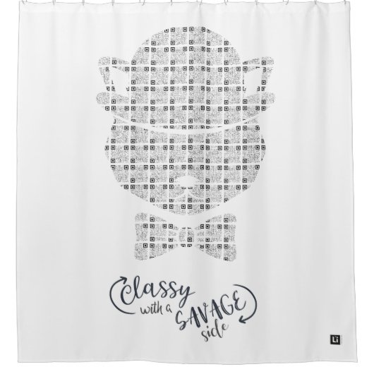 Lil'Inspirations #35 - Classy with a savage side D シャワーカーテン (正面)