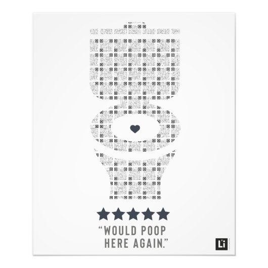 Lil'Inspirations #36 - Would poop here again フォトプリント (正面)