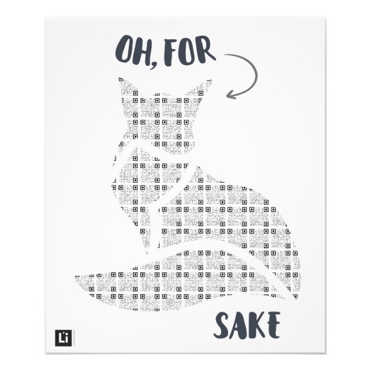 Lil'Inspirations #38 - Oh for fox sake フォトプリント (正面)
