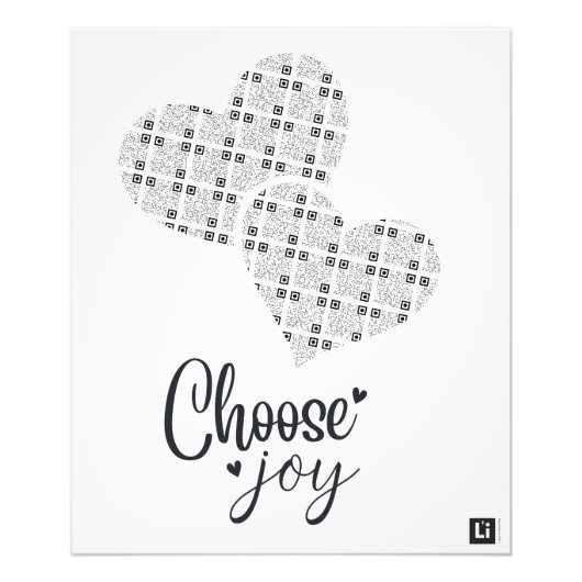 Lil'Inspirations #40 - Choose Joy フォトプリント (正面)
