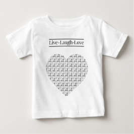 Lil'Inspirations #5 - Live, Laugh, Love ベビーTシャツ