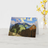 LILI'sへの道にあるアートウエストグリーティングカード カード (黄色い花)