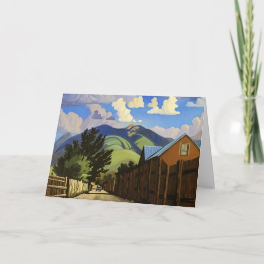 LILI'sへの道にあるアートウエストグリーティングカード カード (正面)