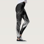 lilithの魔法使いの五芒星のbaphometのレギングの黒 レギンス (右)