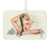 Lilith Pin-Up Air Freshener by Elizabeth Austin カーエアーフレッシュナー (裏面)