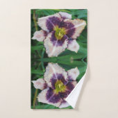 Lilium blossomのクローズアップ写真 バスタオルセット (ハンドタオル)