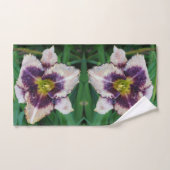 Lilium blossomのクローズアップ写真 バスタオルセット (ハンドタオル)