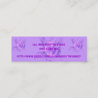 Lillの失敗Gudy 2 Shuz スキニー名刺