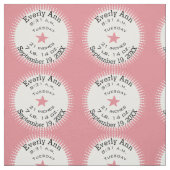Lil'Lady Pinkスター誕生レコードの統計 ファブリック (見本)
