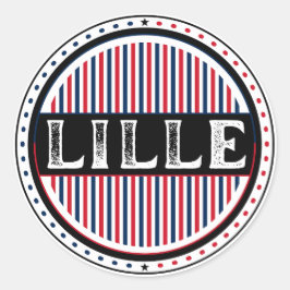 Lille City Pride Emblem – French Identity ラウンドシール