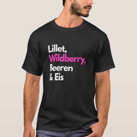 Lillet Wildberry Berries & Ice Cream Summer Drink  Tシャツ (正面)