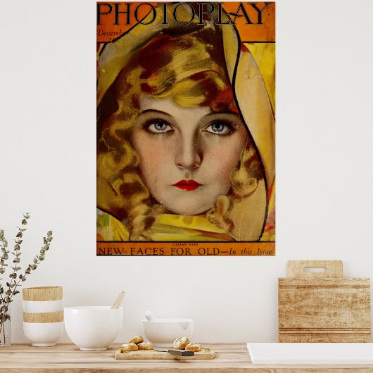 Lillian Gish Decorative Poster ポスター (キッチン)
