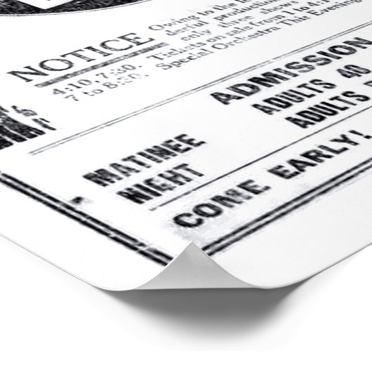 Lillian Gish Richard Barthelmess silent film 1922 ポスター (角)