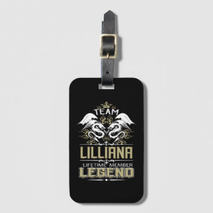 Lilliana Lilliana ドラゴン生涯会員レジェンド ラゲッジタグ