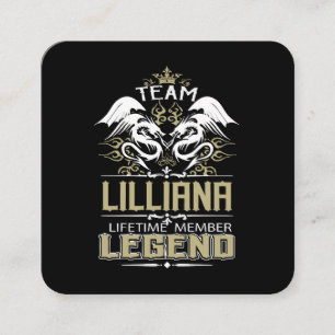 Lilliana Lilliana ドラゴン 終身会員 レジェンド スクエア名刺