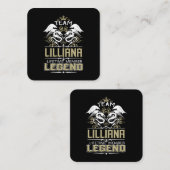Lilliana Lilliana ドラゴン 終身会員 レジェンド スクエア名刺 (正面/裏面)