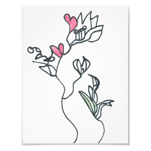 Lillies of my Heart フォトプリント (正面)