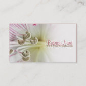 Lilliumフラワーマクロ名刺 名刺 (裏面)