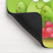 Lillyのパッドのカエルのマウスパッド マウスパッド (コーナー)